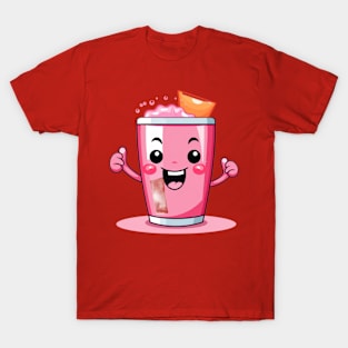 Soft drink cute T-Shirt cute giril T-Shirt